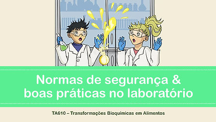 1ª Aula Prática - Regras de segurança em laboratório - Letícia Nunes